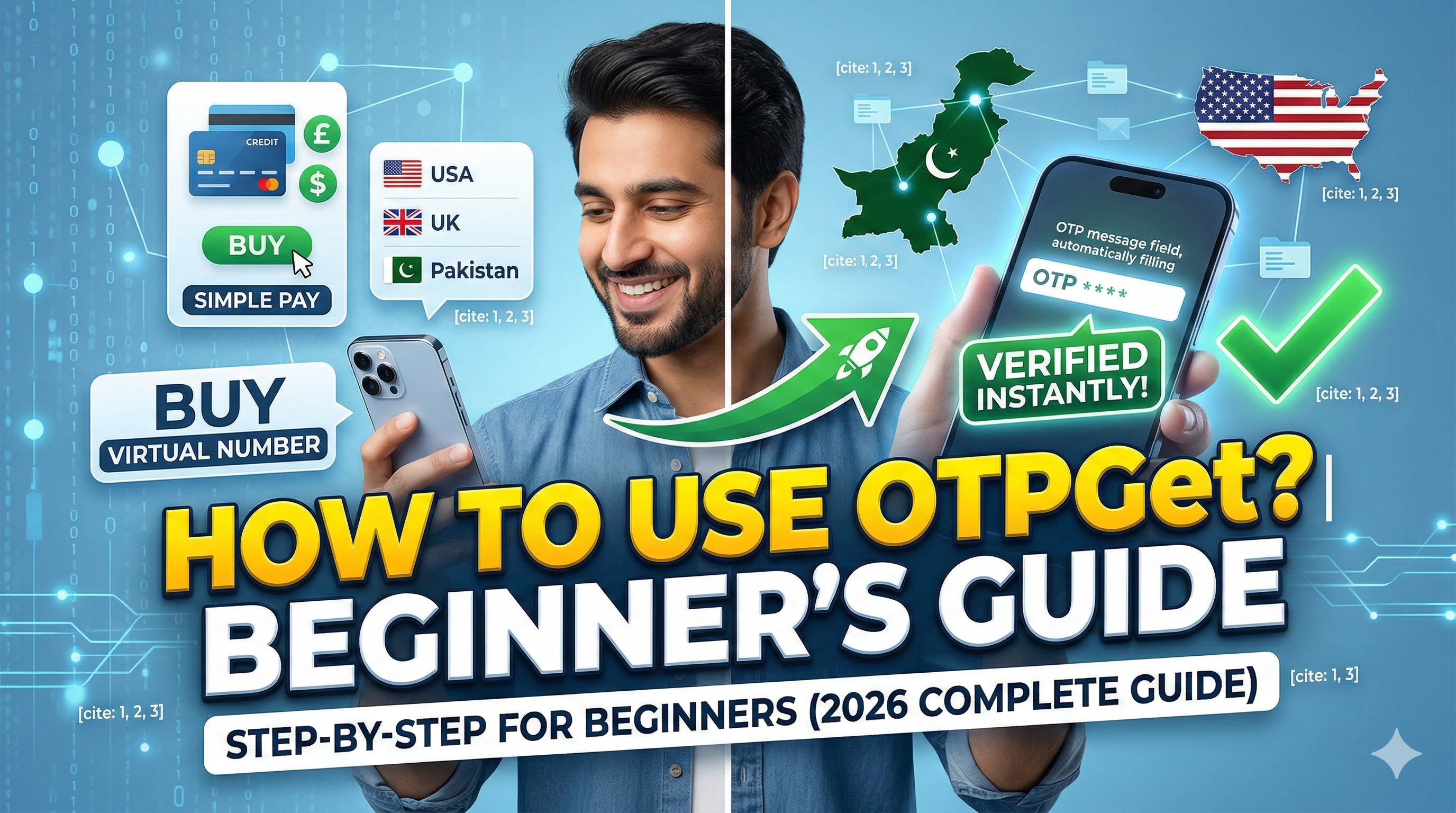 How to Use OTPGet? The Beginner’s Guide to Buying Virtual Numbers in 2026